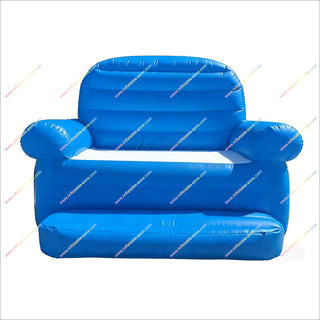 Inflatable Couch And Chair Waterproof Lounge Blue Inflatable Chair Blow Up Sofa Couch For Sale