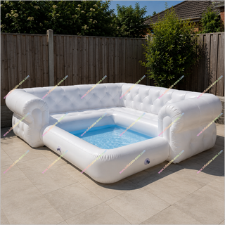 Portable Backyard Inflatable Pool Couch Blow Up Pub House Family Party Theme Inflatable Couch Pool For Adults