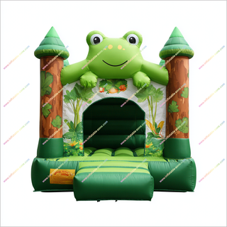 Inflatable Frog Bounce Bouncy Castle Inflatable Jump Park Blow Up Frog House Rental For Party