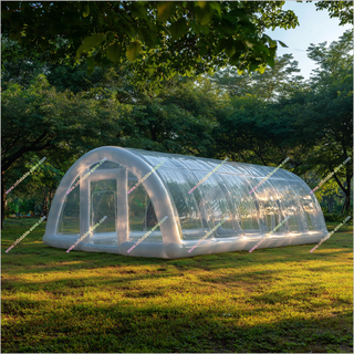 huge camping tent Innovative Inflatable Greenhouse Gardening Space Large Camping Tent In
