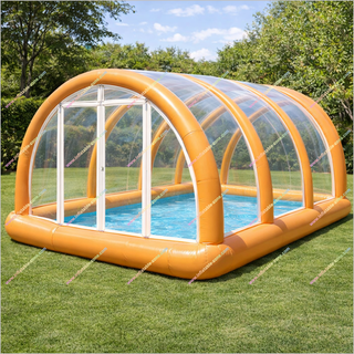 swimming pool tent Inflatable Greenhouse Pool Transparent Dome House Inflatable Tunnel Swimming Pool Air Tent For Camping