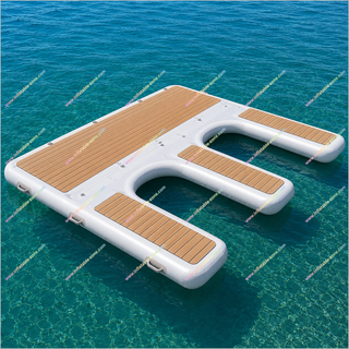 Portable Jet Ski Dock Inflatable Floating Fishing Platform Water Outdoor Play Inflatable Jet Ski Dock For Sale