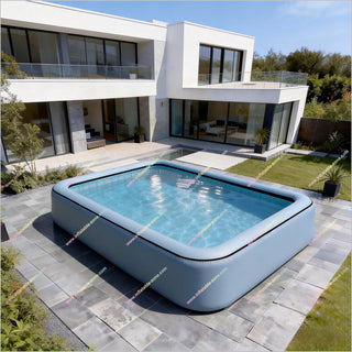 Rectangle Square Inflatable Pool Fun Go Portable Water Play Deep Inflatable Pool For Adults