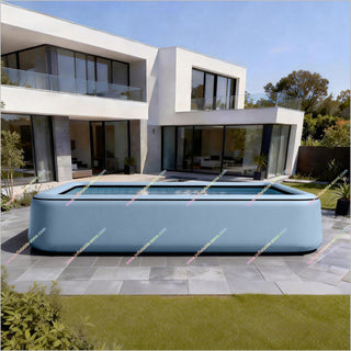 Rectangle Square Inflatable Pool Fun Go Portable Water Play Deep Inflatable Pool For Adults