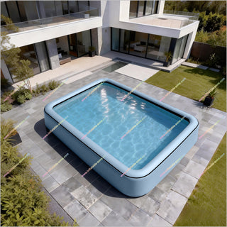 Rectangle Square Inflatable Pool Fun Go Portable Water Play Deep Inflatable Pool For Adults