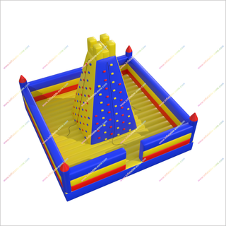 Mountain Inflatable Rock Climbing Games Soft Play With Bouncy Castle Near Me Mobile Climbing Wall For Sale
