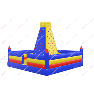Mountain Inflatable Rock Climbing Games Soft Play With Bouncy Castle Near Me Mobile Climbing Wall For Sale