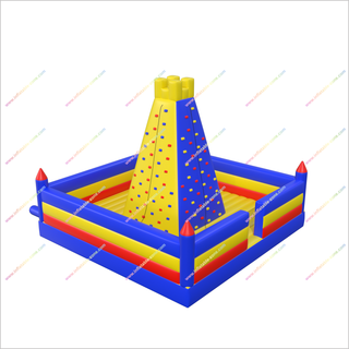 Mountain Inflatable Rock Climbing Games Soft Play With Bouncy Castle Near Me Mobile Climbing Wall For Sale