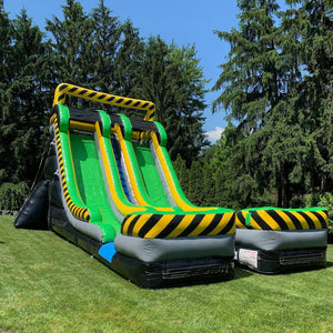 Bouncy Water Slide Backyard Inflatable Waterslides Near Me Bounce House Slip Above Ground Jump