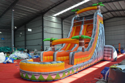 Water slide pool slides giant inflatable largest party jump tropical best summer waterslides