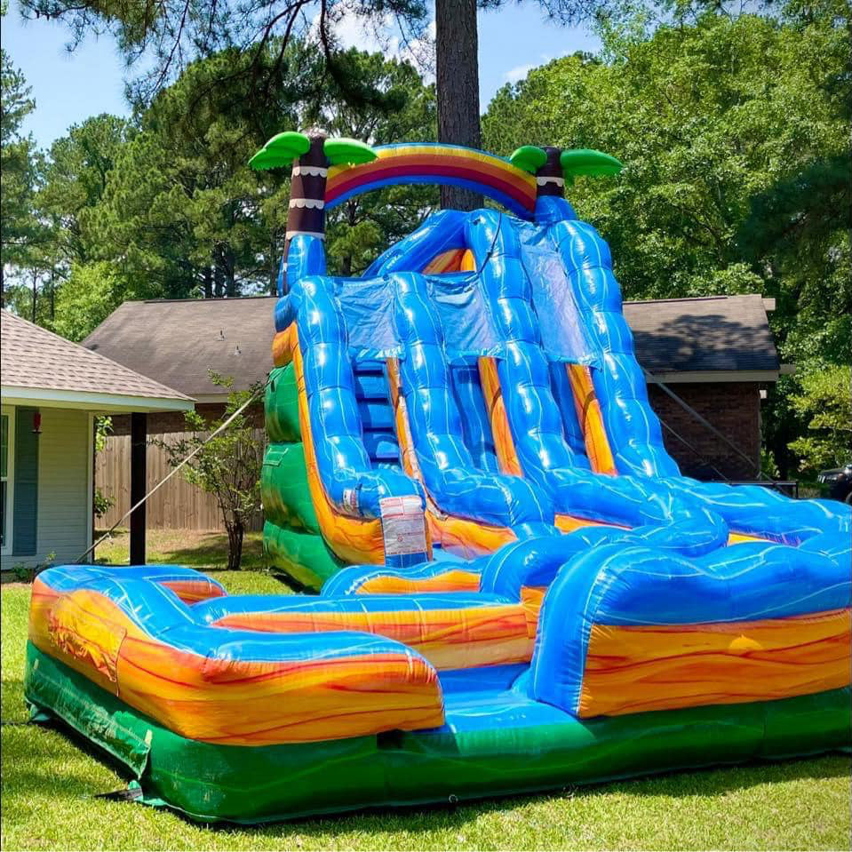 Slip And Slides Near Me Bouncer Outdoor Water Bouncy Inflatable Hose Blow Up Fun Commercial