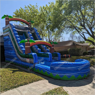 Happy Hop Water Slide Inflatable Pool Waterslide Splash Big Bounce Hou