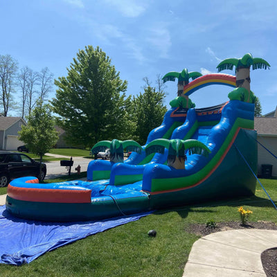 Inflatable Water Slide Near Me Outdoor Slides Splash Bouncy Castle Jumbo Happy Inflatable  Play Splash