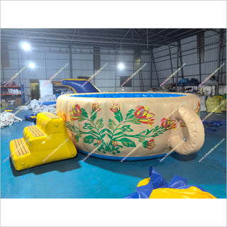 Whimsical Inflatable Teacup Pool Water Activities Near Me Tea Cup Pool Inflatable Best Indoor Play Area - Inflatable-Zone