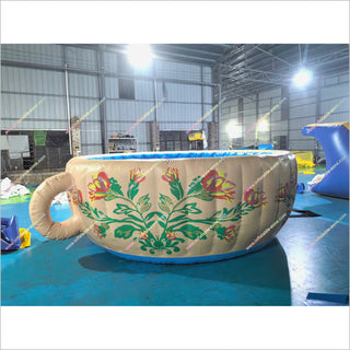 Whimsical Inflatable Teacup Pool Water Activities Near Me Tea Cup Pool Inflatable Best Indoor Play Area - Inflatable-Zone