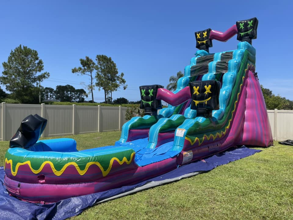 Inflatable Water Slide Jump House For Pool Blow Up Bounce Near Me