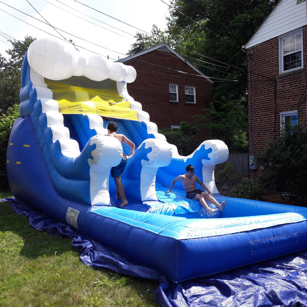 Inflatable Pool Bouncy Castle Giant Inflatable Water Slide Outdoor Party