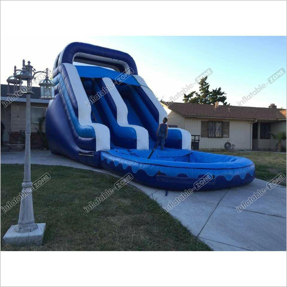 Blow Up Inflatable Pool Slide Airflow Play And Splash Center Happy ...