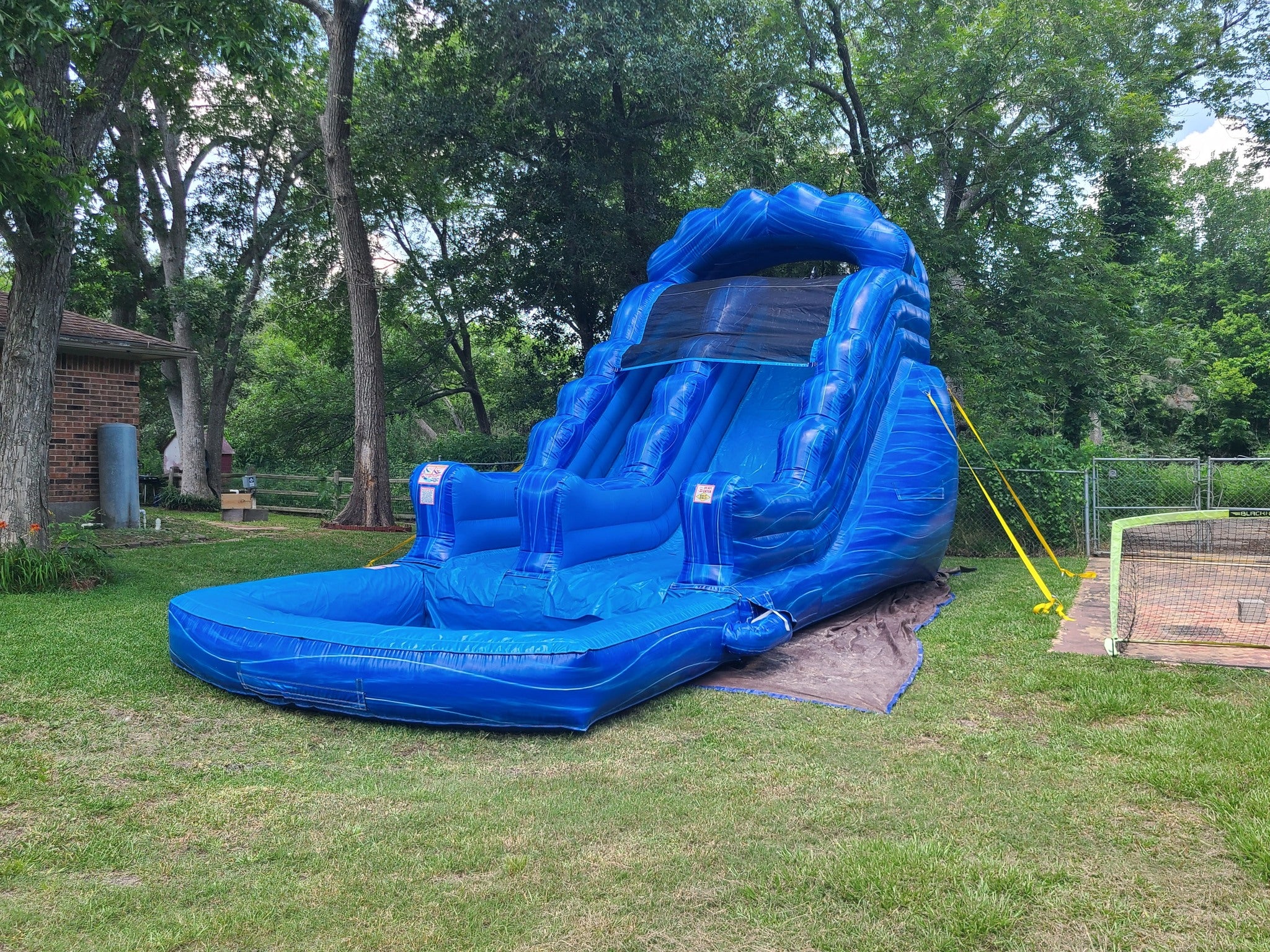 Water Bounce House Giant Splash Inflatable Jumper With Slide And Pool