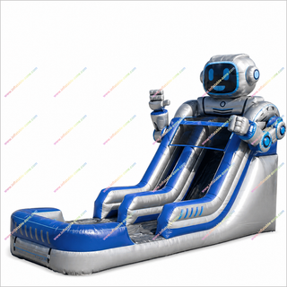 Fun Robot Inflatable Water Slide Rental Nearby Inflatable Party Jumper Blow Up Waterslide For Pool