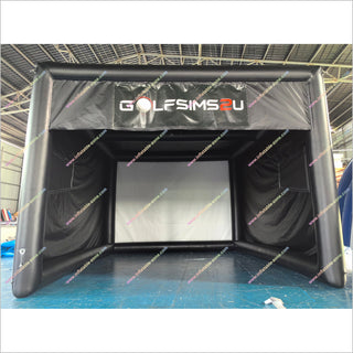 Interactive Golf Simulator Practice Driving Range Tent Golf Inflatable Tent Simulator Best At Home Golf Simulators