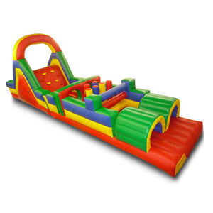 Inflatable Assault Course Bouncy Obstacle Near Me Nearest Outdoor Adults Obstacles Zipline At Home Run