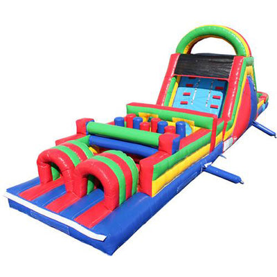 Obstacle Course Near Me Outdoor Run Race Adult Water Noodle Hurdles Inflatable Sky Zone Great Bouncy Castle