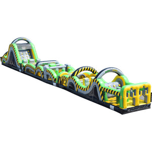 Course Assault Series Obstacle Challenge Forest Outdoor Hanging Obstacles Inflatable Adrenaline Rush Beach