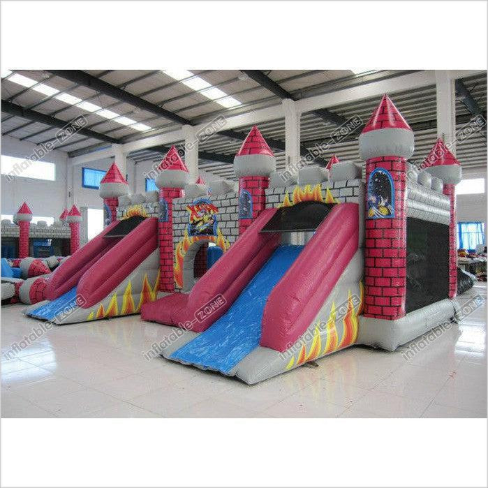 Full Painting Inflatable Castle Bouncy House PVC Material Inflatable ...