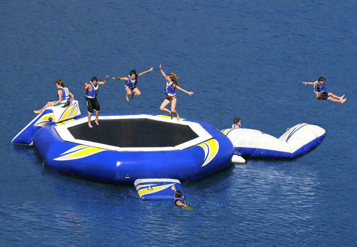 Classic Inflatable Water Trampoline Set Inflatable Floating Water Game Toys