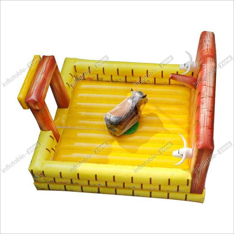 Funny Mini Indoor Inflatable Mechanical Pulling Rodeo Bull PVC For ...