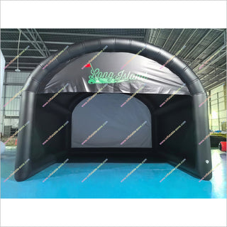 Professional Golf Simulator Inflatable Hitting Cage Commercial Arched Inflatable Golf Simulator Cost For Home