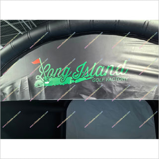 Professional Golf Simulator Inflatable Hitting Cage Commercial Arched Inflatable Golf Simulator Cost For Home