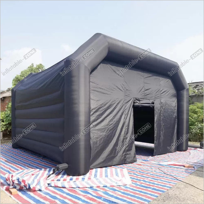 Square Black Inflatable Nightclub Tent Giant Poratable Vip Party Cube