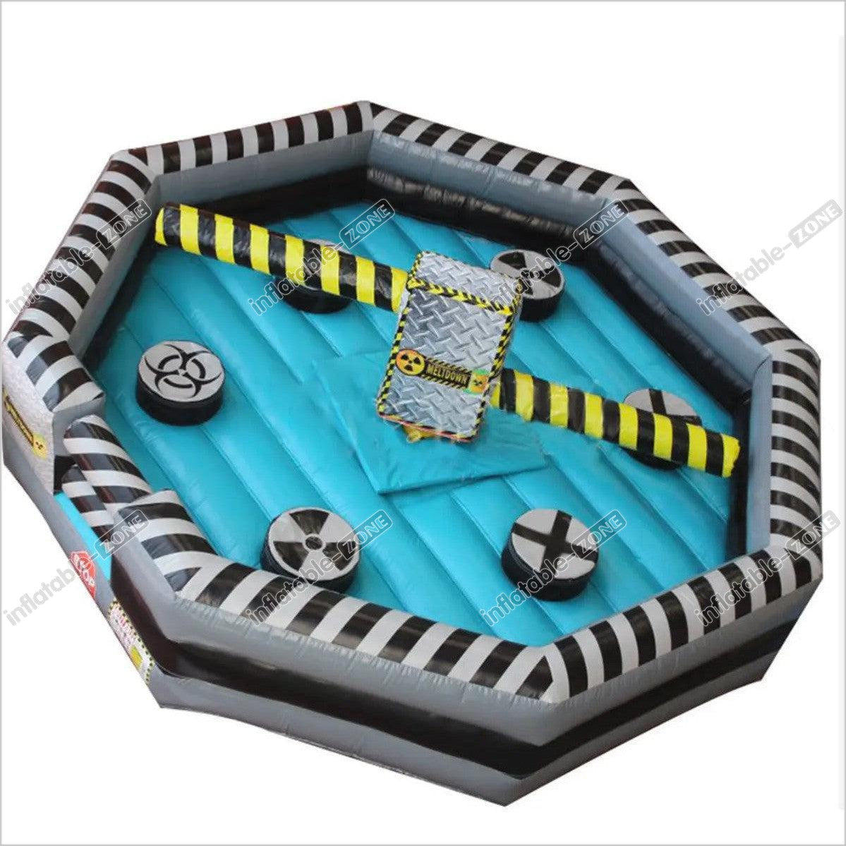 New Inflatable Toxic Meltdown Wipeout Eliminator Inflatable Wipeout Bo ...