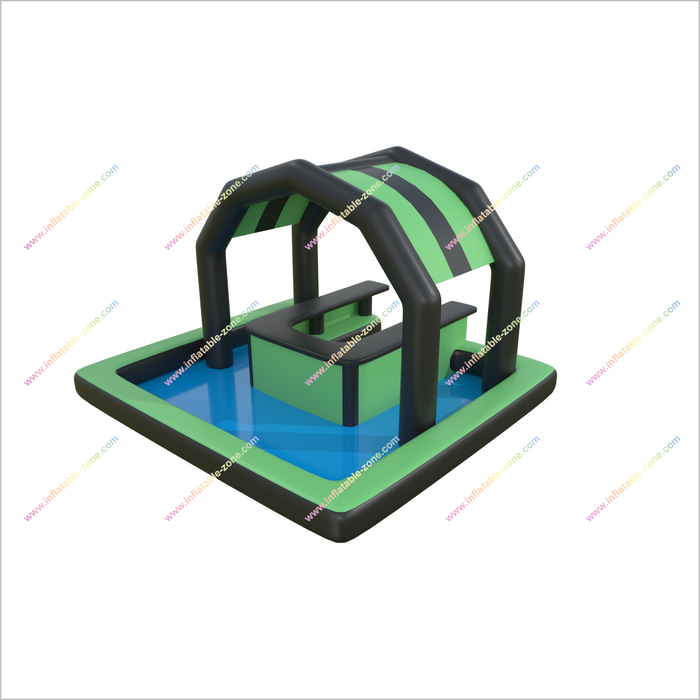 Floating Bar Raft Inflatable Pool Bar Float Camping Floating Tent Inflatable Water Play