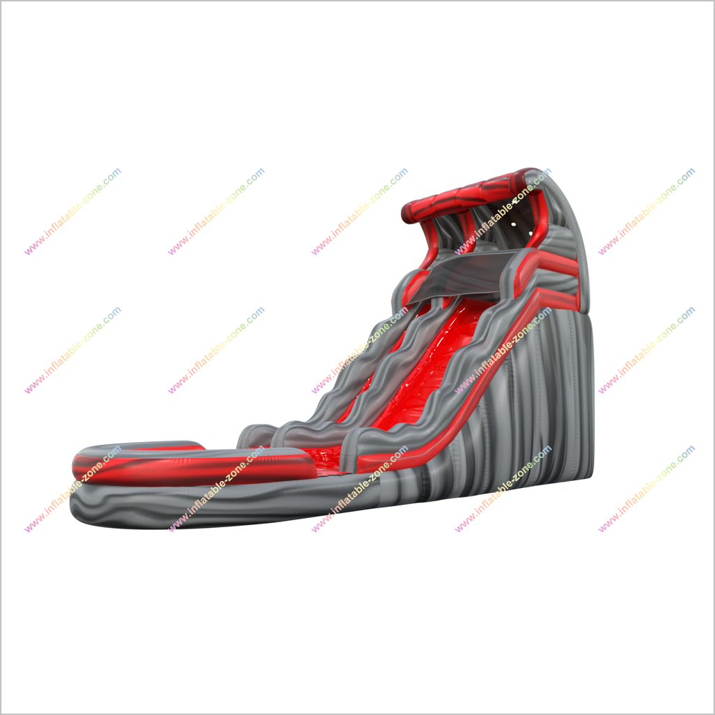 Rocky Marble Single Lane Waterslide Birthday Party Sunny And Fun Infla