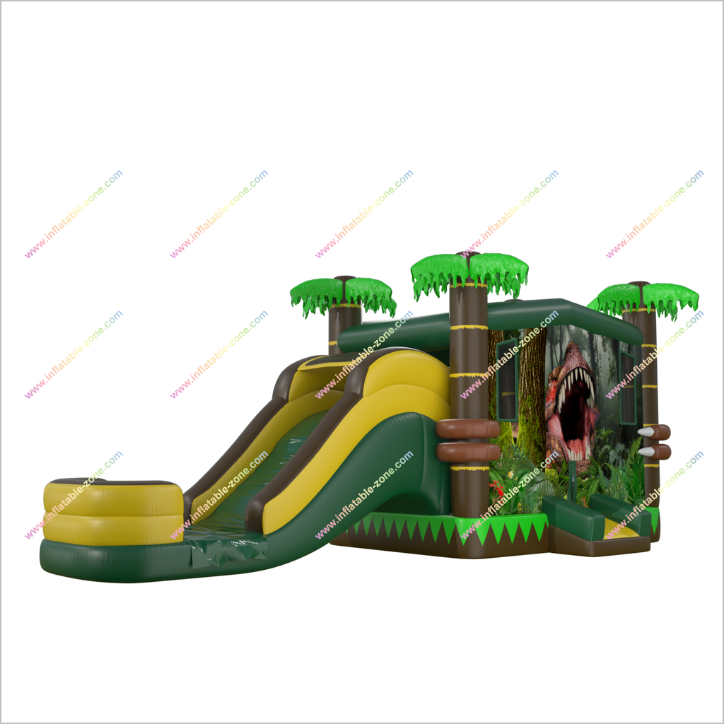 Tropical Bounce House Slide Combo Local Inflatable Rentals Bounce Cast