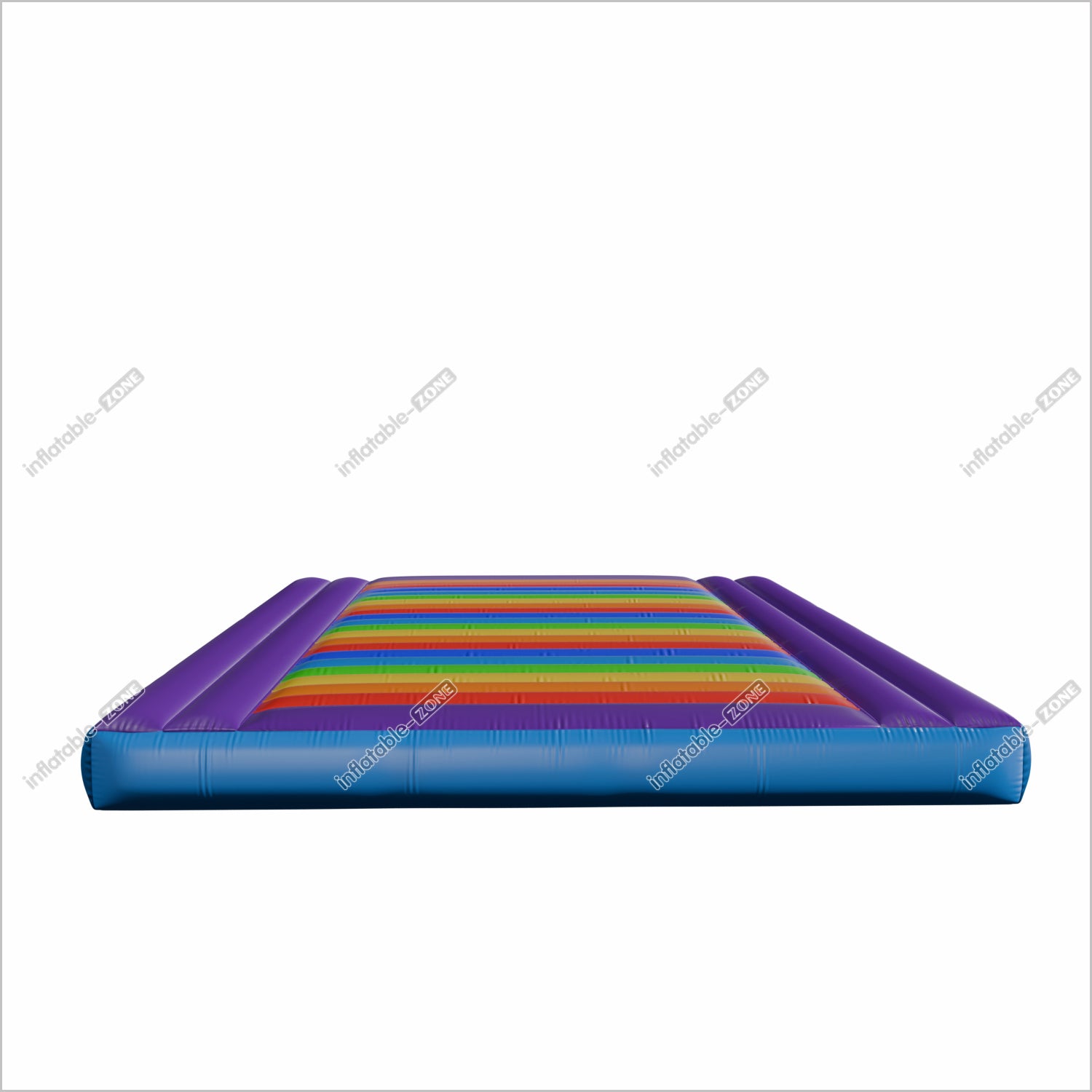Outdoor Play Gyms Rainbow Jumping Pad Inflatable Jump Mat Games For Bi