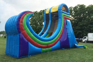 Inflatable Slide Cyclone Blow Up Dry Slide Splash Commercial Slip Jump House Fun Slides