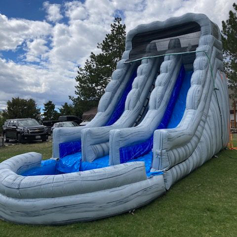 Water Slide Under Blow Up Inflatable Slides Intex Paddling Pool With For Parties Near Me Cost