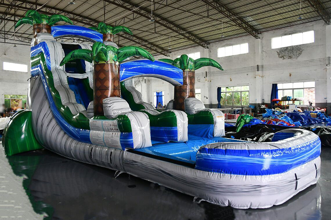 Water Slide Inflatable Slides Jumper Near Me Bounce House Large Pool Nearby Slip