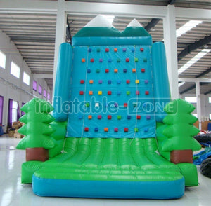 Inflatable Forest Theme Climbing Wall Bouncer Inflatable Sports Game