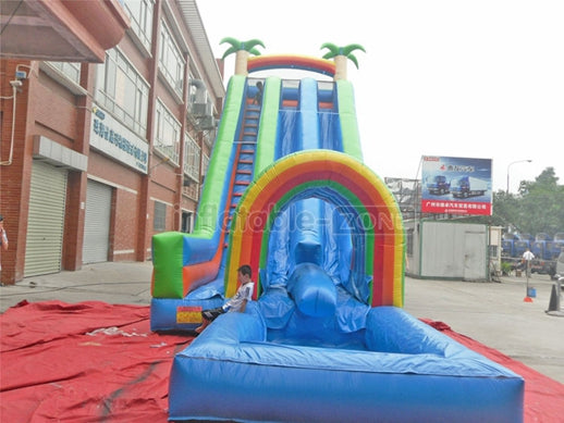 Truck Inflatable Slide Theme Inflatable Slide Long Inflatable Slides