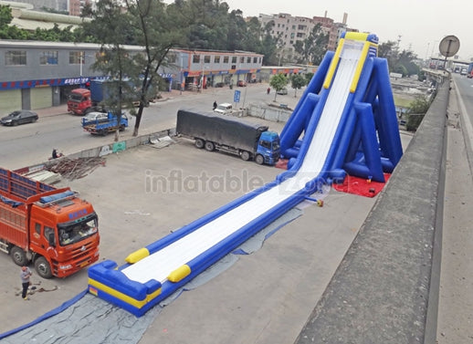 Super long awesome inflatable slide, inflatable slide and slip