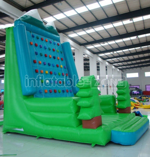 Inflatable Forest Theme Climbing Wall Bouncer Inflatable Sports Game