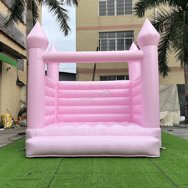 Pastel Pink Wedding Jumping Castle, Wedding Bouncy House