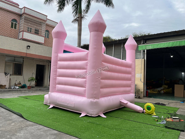 Pastel Pink Wedding Jumping Castle, Wedding Bouncy House