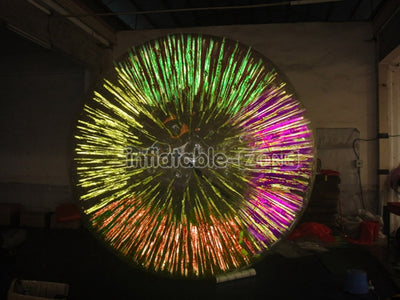 Inflatable hamster balls, colourful zorbing ball, inflatable light zorb ball