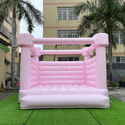 Pastel Pink Wedding Bounce Castle